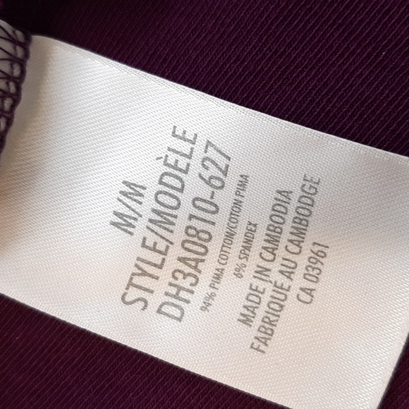 Denver Hayes t-shirt.Long sleeved.Size Medium. Purple - Picture 9 of 10